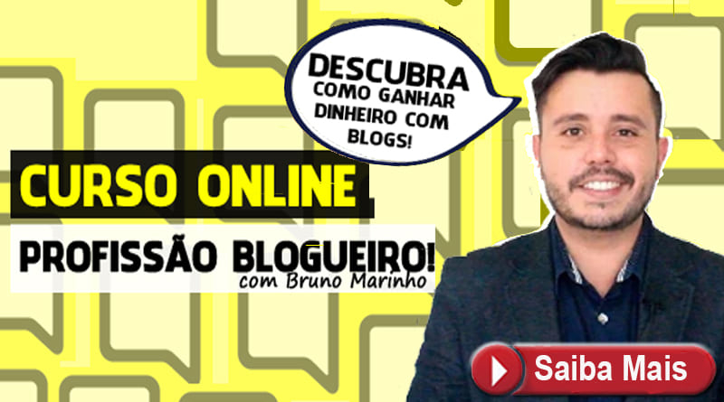 Curso Online Profissão Blogueiro