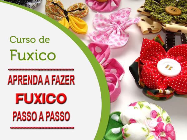 Curso de artesanato Fuxico