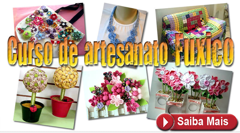 Curso de artesanato Fuxico